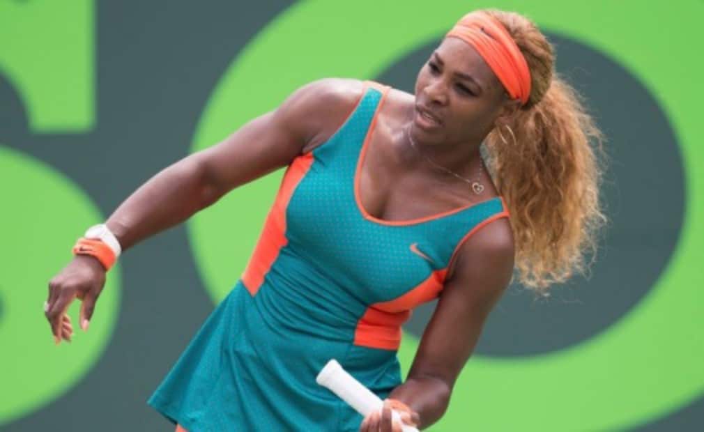 Serena Williams became the 11th woman in history to record 650 career wins after she beat Carla Suarez Navarro 6-2 6-3 in the third round of the Mu...