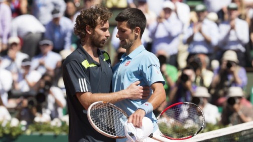 Novak Djokovic became only the sixth man to take his place in multiple finals at each Grand Slam event after he defeated Ernests Gulbis 6-3 6-3 3-6...