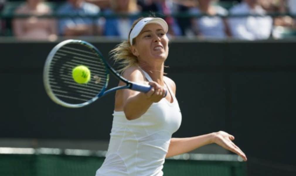 Serena Williams and Maria Sharapova remain on course for a quarter-final clash at Wimbledon after the pair both won their opening matches in straig...