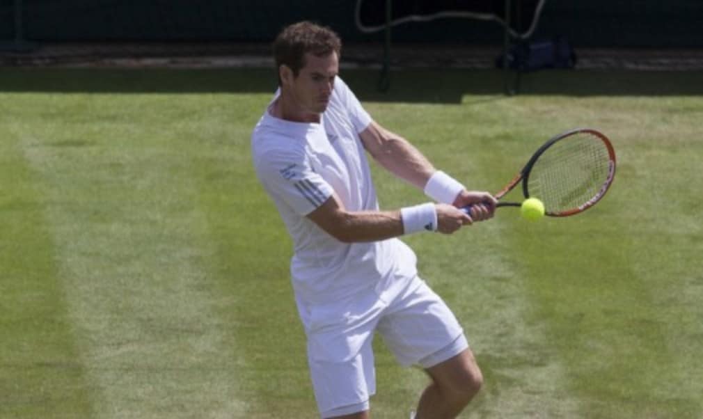 Andy Murray says he is thriving on the pressure at Wimbledon after completing an almost flawless first week with an impressive win over Roberto Bau...