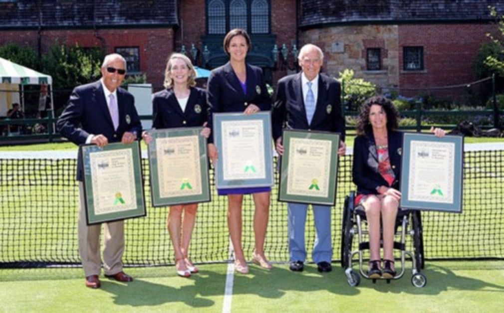 Former world No.1 Lindsay Davenport and legendary tennis coach Nick Bollettieri were amongst the five inductees to the International Tennis Hall of...