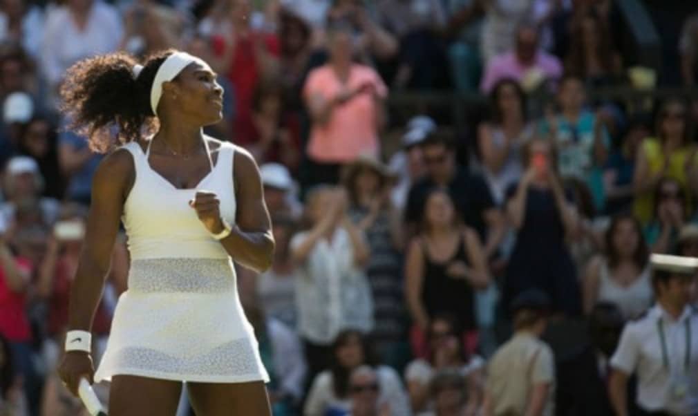 Serena Williams believes the pressure is off despite being just seven matches away from becoming the first player to achieve a calendar year Grand ...