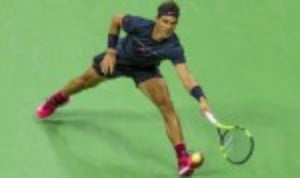 A rampant Rafael Nadal eased into the US Open final for the first time in four years after a masterful 4-6 6-0 6-3 6-2 win over an ailing Juan Mart...