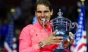 Rafael NadalÈs outstanding season just got a little better as he thrashed Kevin Anderson 6-3 6-3 6-4 to win his third US Open crown in a one-side...