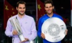 Roger Federer delivered a performance of outstanding quality as he romped to a 6-4 6-3 success over Rafael Nadal in the final of the Rolex Shanghai...