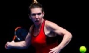 Simona Halep survived an almighty scare against an inspired teenager at the BNP Paribas Open in Indian Wells