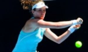 Johanna Konta kicked off the defence of her Miami Open crown with a much-needed 6-4 6-3 success over Kirsten Flipkens