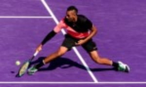 Nick Kyrgios continues to make serene progress through the Miami Open draw