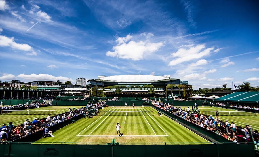 Wimbledon grass courts