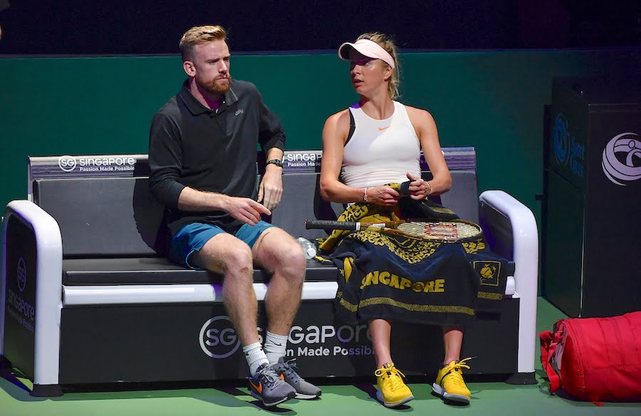 Svitolina and coach