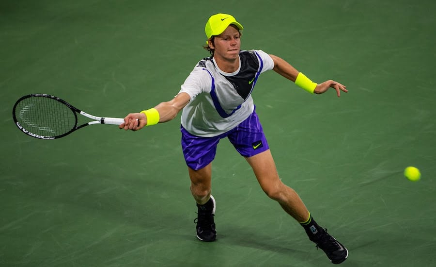 Jannik Sinner US Open 2019 forehand