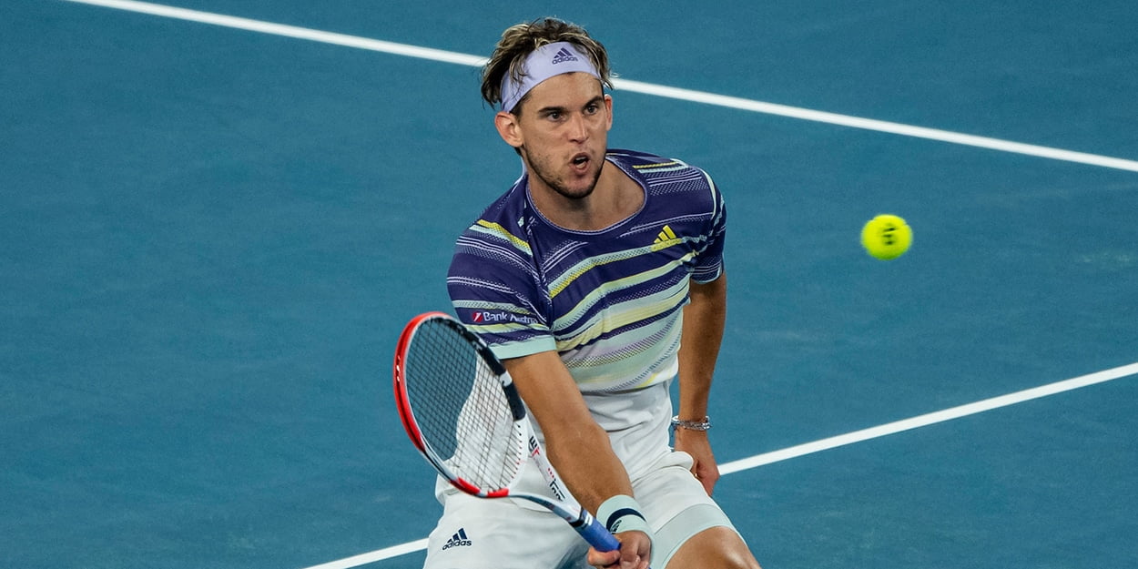 Dominic Thiem volley