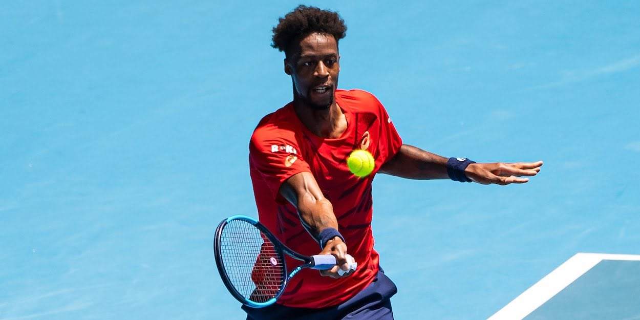 Gael Monfils at the 2020 Australian Open