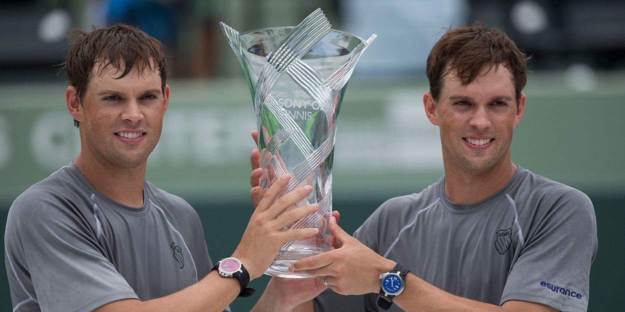 Mike and Bob Bryan - 16 time Grand Slam winners