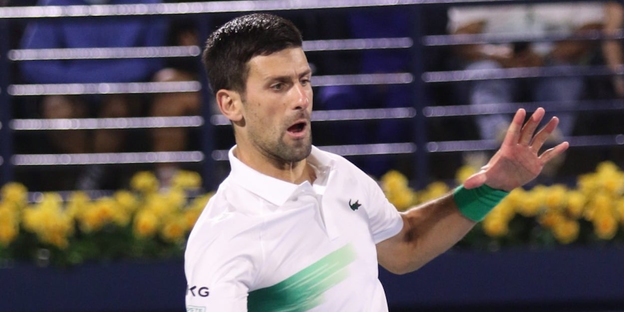 Novak Djokovic Dubai 2022