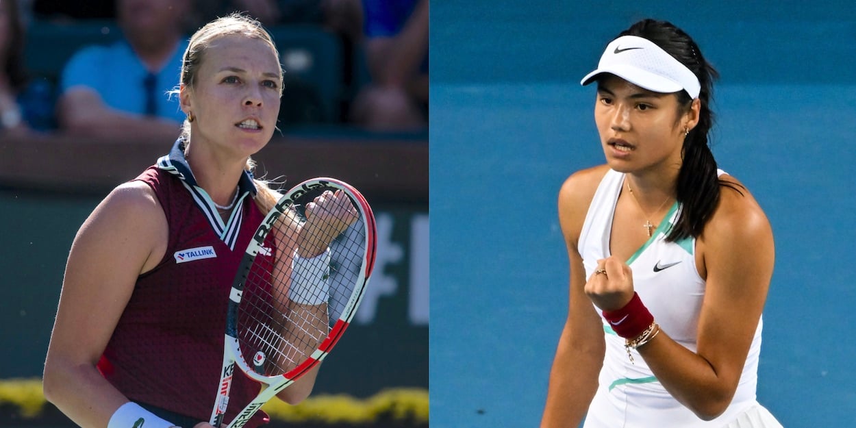 Emma Raducanu Anett Kontaveit WTA career-high combo