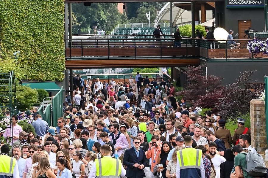 Wimbledon crowd