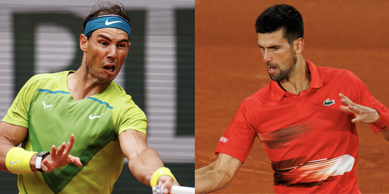 Rafael Nadal Novak Djokovic Roland Garros 2022