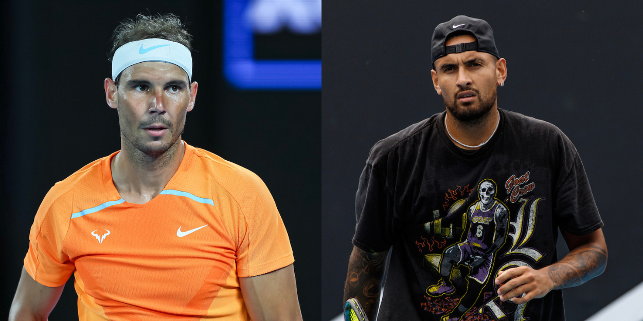 Rafael Nadal and Nick Kyrgios - Australian Open 2023