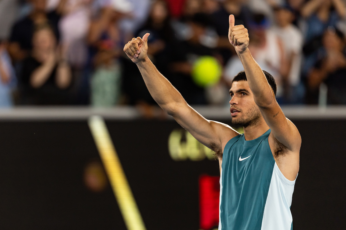Carlos Alcaraz advises Next Gen ‘don’t beat me, I guess’