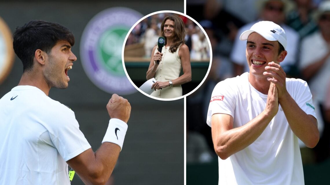Annabel Croft assesses Oliver Tarvet's chances against Carlos Alcaraz at Wimbledon