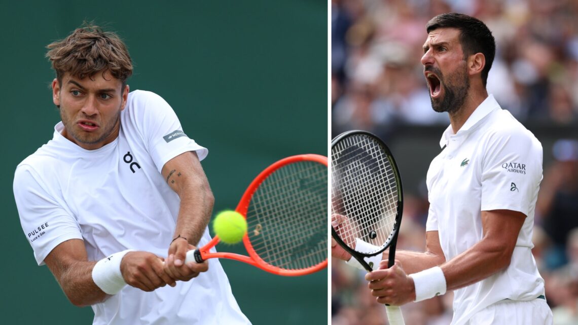 Flavio Cobolli is excited to play against Novak Djokovic int he Wimbledon quarter-finals
