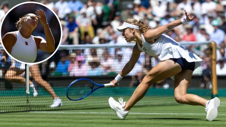 Laura Siegmund has been told she went 'over the line' against Aryna Sabalenka at Wimbledon