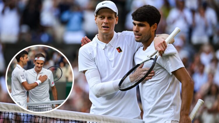 Carlos Alcaraz and Jannik Sinner's rivalry has been compared to Novak Djokovic and Roger Federer's