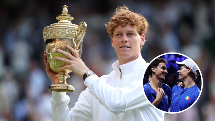 Lorenzo Sonego is overjoyed with Jannik Sinner's Wimbledon victory