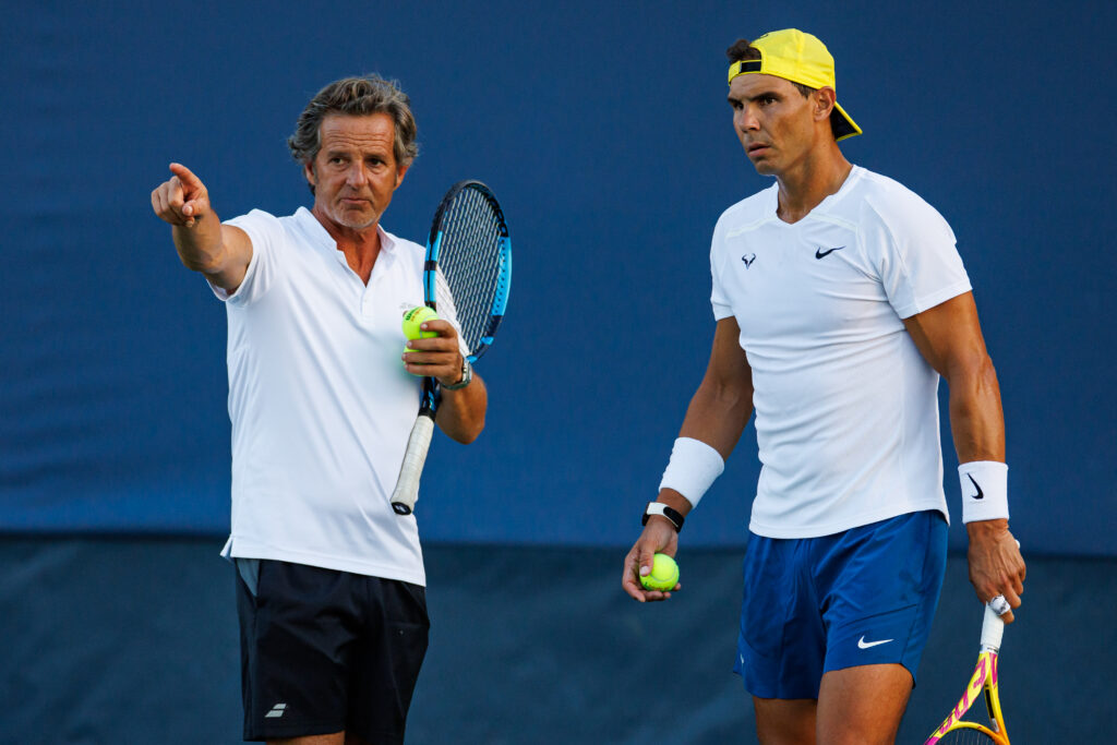 Francisco Roig chats with Rafael Nadal
