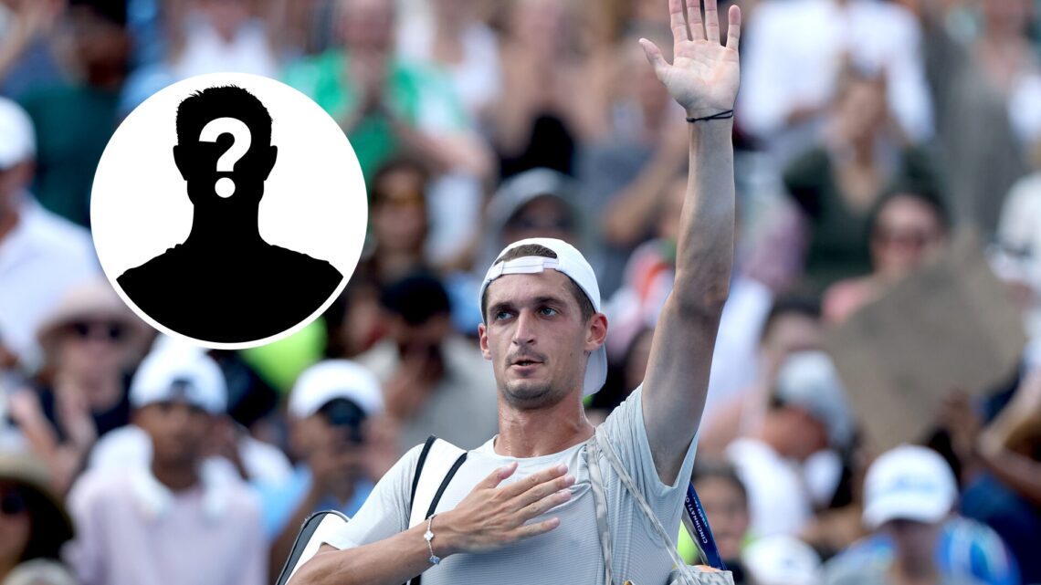 Main: Terence Atmane waves to the crowd. Inset top left: Mystery overlay.