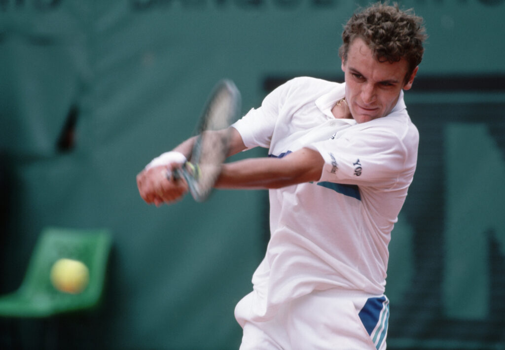 Mats Wilander in Action