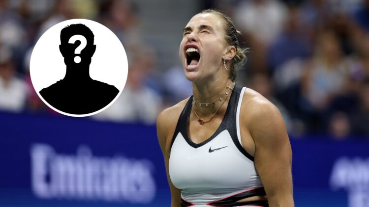 Aryna Sabalenka during the 2025 US Open final against Amanda Anisimova