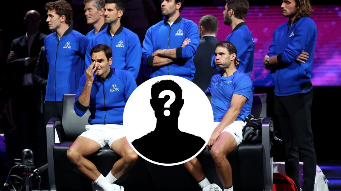 Roger Federer and Team Europe at the 2022 Laver Cup