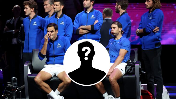 Roger Federer and Team Europe at the 2022 Laver Cup