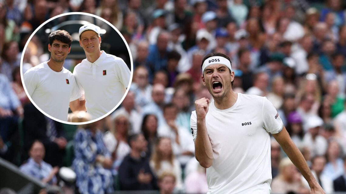 Taylor Fritz at Wimbledon 2025