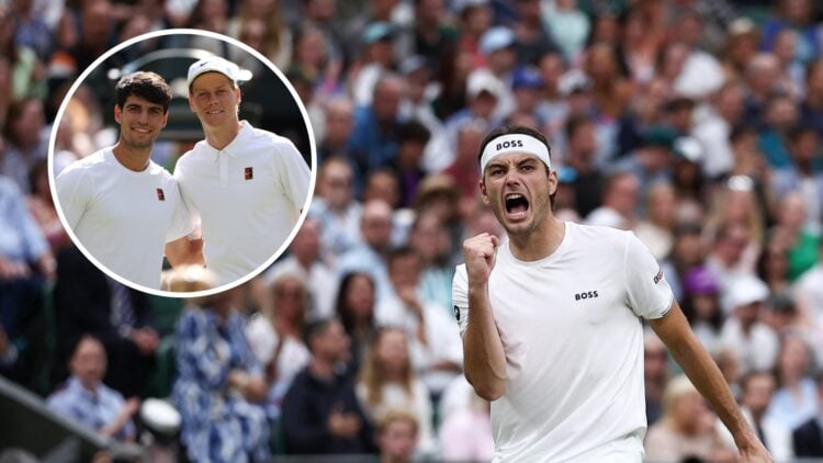 Taylor Fritz at Wimbledon 2025