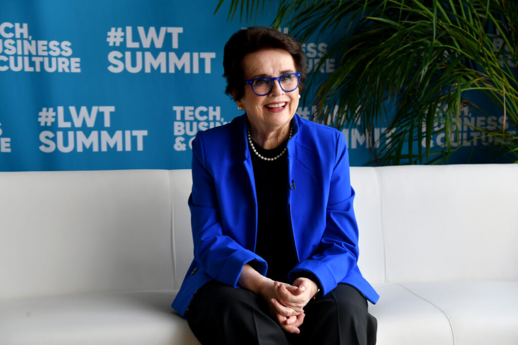Billie Jean King attends the 2024 New York #LWTSUMMIT on September 19, 2024 in New York City.