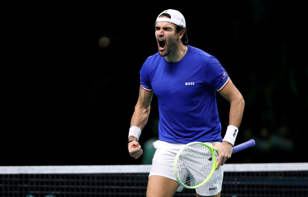 Matteo Berrettini roars