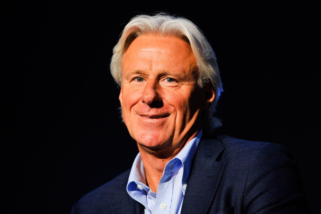 Bjorn Borg speaks during a Laver Cup media announcement at the St Regis Hotel on August 24, 2016 in New York City.