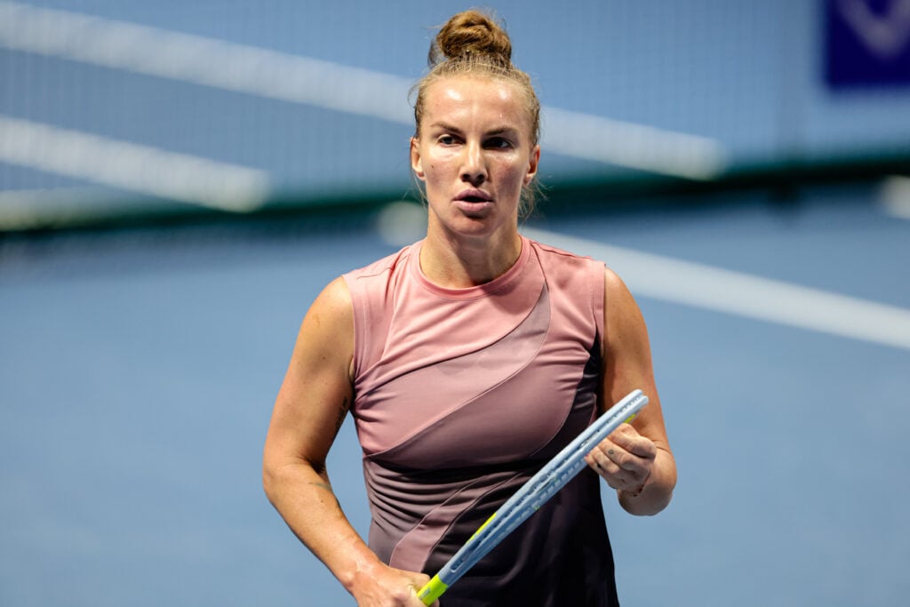 Svetlana Kuznetsova playing in St Petersburg