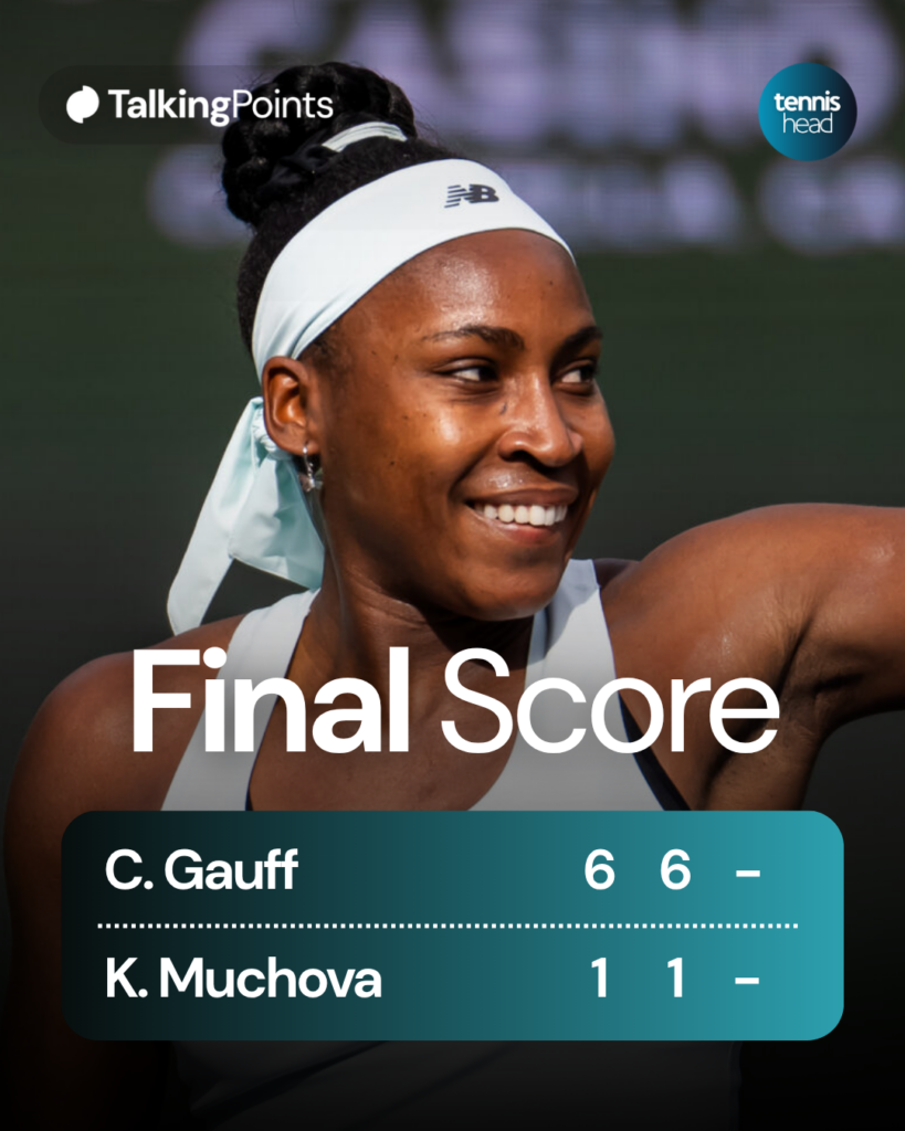 Coco Gauff final score