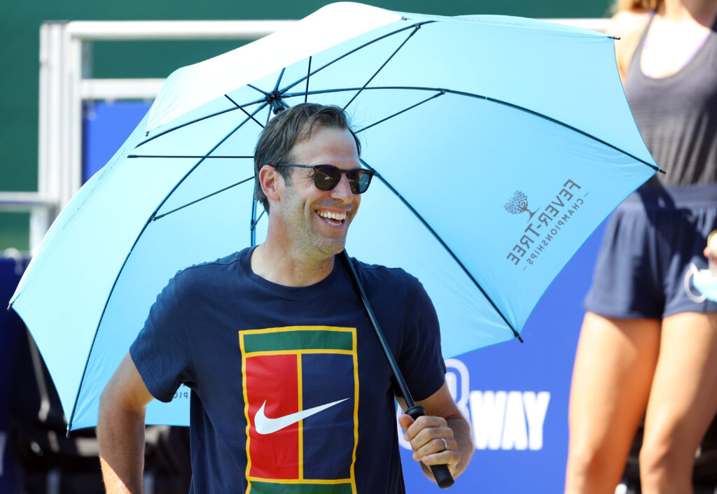 Greg Rusedski pictured in 2020
