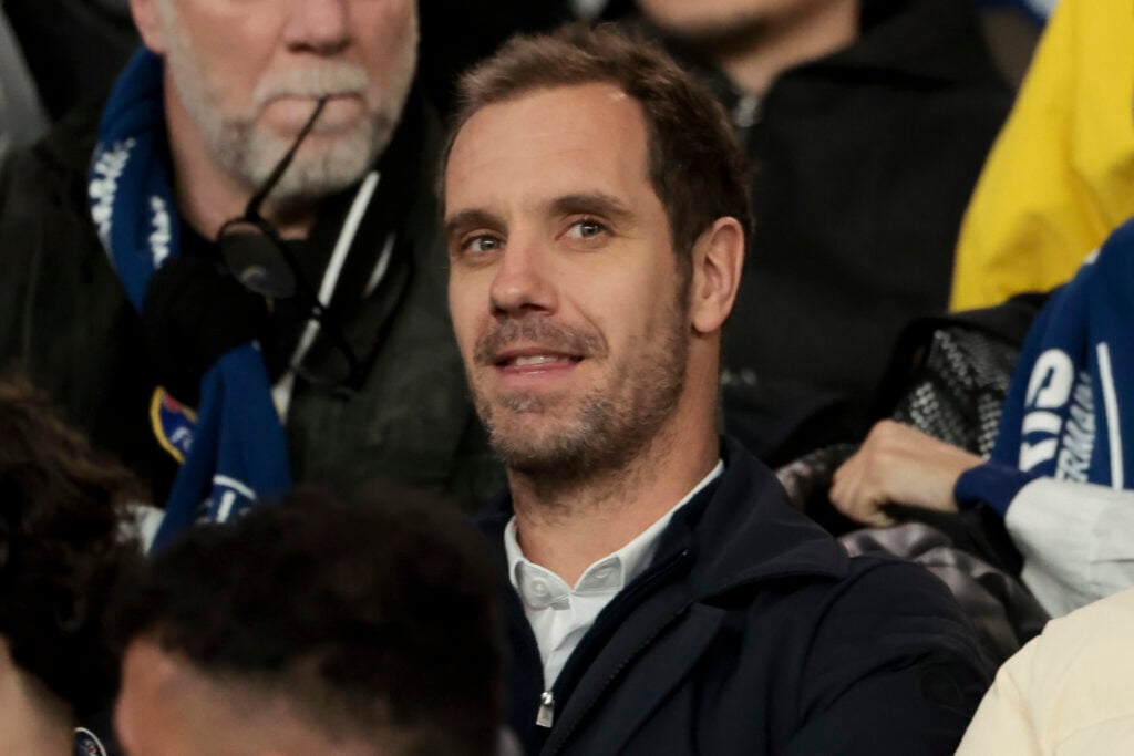 Richard Gasquet attends the UEFA Champions League 2025/26 Round of 16 First Leg football match between Paris Saint-Germain (PSG) and Chelsea FC at Parc des Princes stadium on March 11, 2026 in Paris, France.