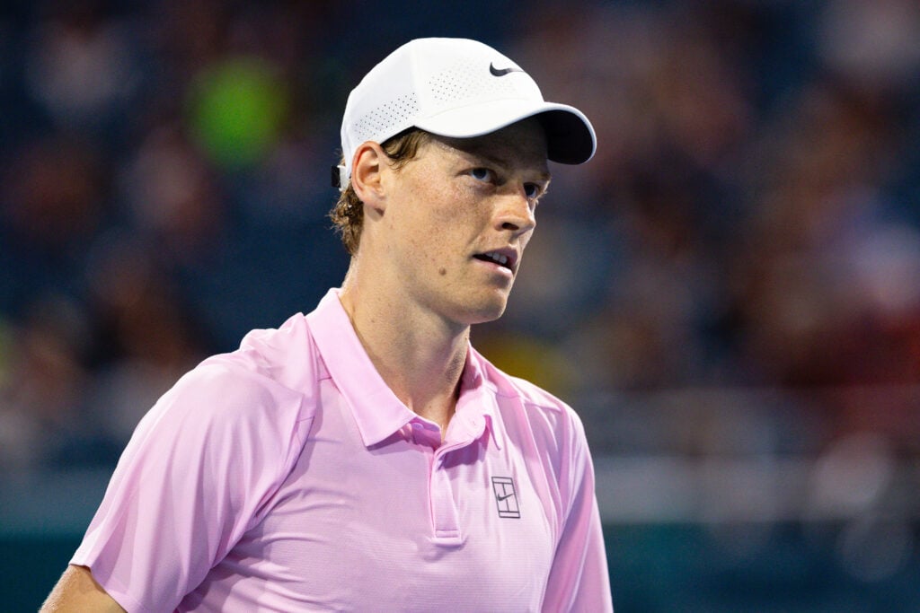 Jannik Sinner pictured during the 2026 Miami Open