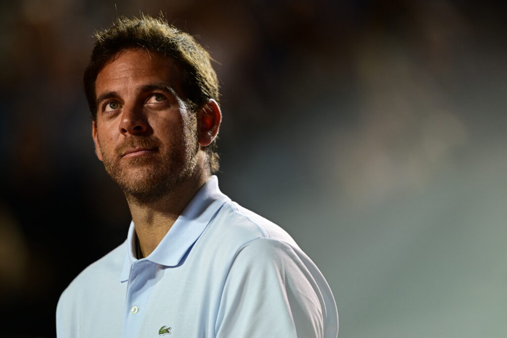 Juan Martin del Potro looks on during the 2025 Rio Open