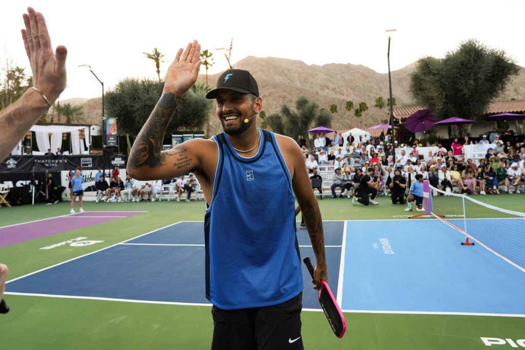 Nick Kyrgios high fives