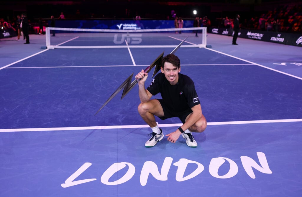 Alex de Minaur pictured at UTS London in 2025