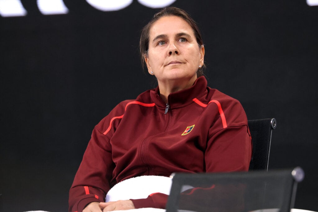 Conchita Martinez pictured at the 2026 Australian Open