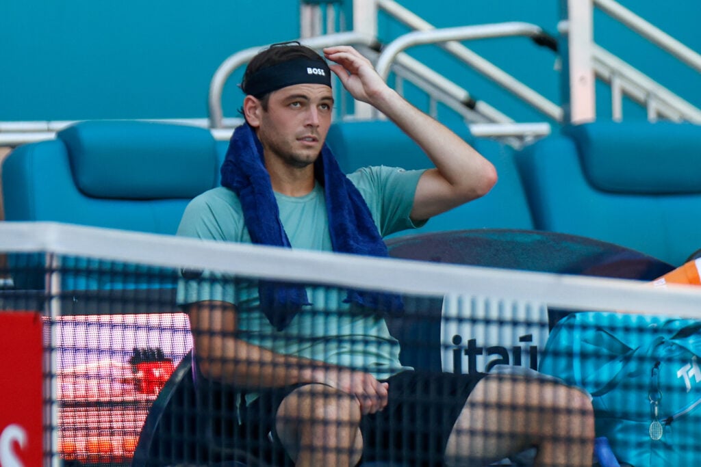 Taylor Fritz pictured at the 2026 Miami Open